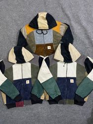 Upcycled Carhartt Corduroy Hoodie