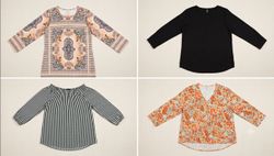 Lot of 26+ Women's Vintage & Casual Tops, Tunics &..