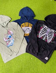 Vintage printed hoodies id (409)
