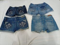 CR10898 Y2K Mini Denim Shorts