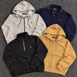 Ralph lauren zipper jackets and sweatshirts