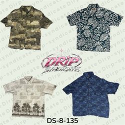 Men’s Hawaiian Shirt – Tropical Floral Print Casua..