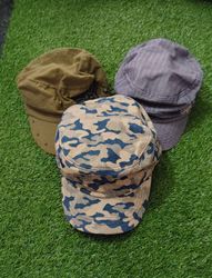 Y2K Military Style Cadet Caps