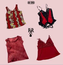 Y2K Cherry Red Mix Tops (AA-1293)