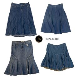 Women’s Denim Long Skirt – Premium Y2K Vintage Sty..
