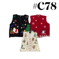 Wholesale Vintage Christmas Sweaters Bundle | 10pc..