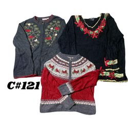 Wholesale Vintage Christmas Sweaters Bundle | 10pc..