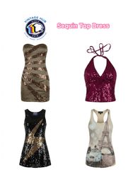 Sequin Top Dress