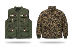 (FV-2433) Vintage Camouflage Jackets