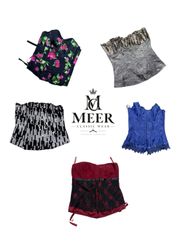Y2k Gothic Lace Embroidered Bustier Corset Top