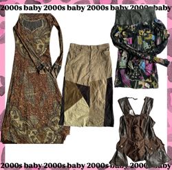 Bohemian x goth mix: skirts, tops, dress-224