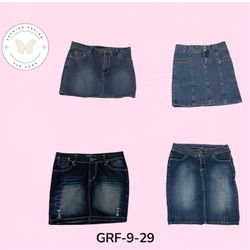Y2K Denim midi  Skirt | Vintage 2000s Women’s Deni..