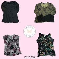 Women’s Y2K Print Blouse Mix – Trendy Retro Women’..