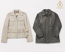 Y2K style leather jackets