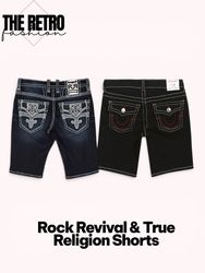 Rock Revival & True Religion Denim Shorts.    #391