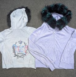 Vintage Juicy Couture Fur Hoodies