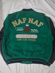 baseball leather bomber jacket