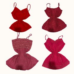 Y2K Red Room Cami Tops - ST-105