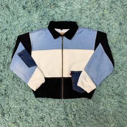Upcycle Levi’s Denim Jacket Patchwork Design (Dc-0..