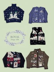 Y2K / Vintage Cute & Cozy Christmas Sweaters