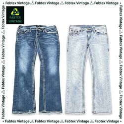 Fv-2964 Y2K low Rise Back pocket Thread Details Je..