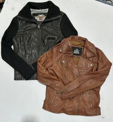 Y2k Leather Jacket(1364)