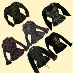 Printed Long Sleeve Tops Collection