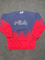 Upcycled FILA & Mixed Brand  Sweatshirts — 0075