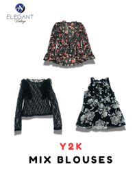 Y2K Mix Blouse - EV2081