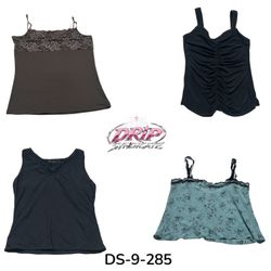 Y2k Satin Cami Top For Elevated Outfits (DS-9-285)