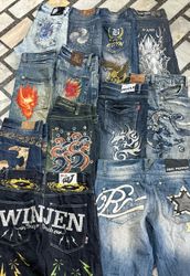 Japanese style tattoo jeans bundle