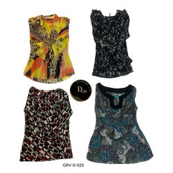 Y2K Poly Blouse Long Sleeve (GRV-9-025)