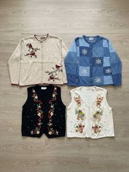 Premium-Weihnachtspullover und -Cardigans