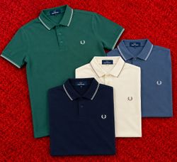 Fred Perry Polo Shirts and T-Shirts