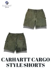 Upcycled Carhartt Cargo Style Shorts - EVR0253