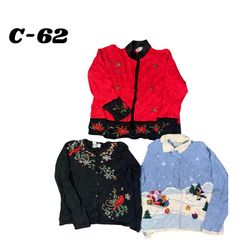Wholesale Vintage Christmas Sweaters Bundle | 10pc..