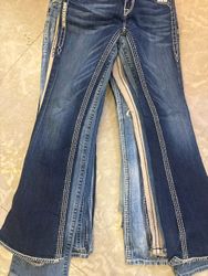 Miss me & rock revival flared jeans