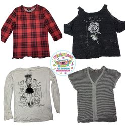 Plaid, Lace & Graphic Tops Y2K Edit | VR-427