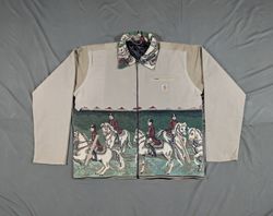 Upcycled Carhartt Tapestry Workwear Jacket