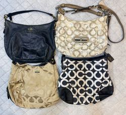 Coach Leather and Canvas Handbags