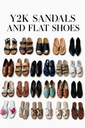 Y2K SANDALS AND FLAT SHOES