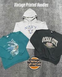 🔴 Vinatge Printed Hoodies - (10/10)
