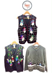 Vintage Christmas Cardigan LX516