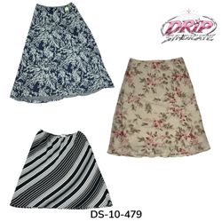 Printed Midi Skirts Wholesale Bundle (DS-10-479)