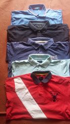 Mens Polo Shirts Bulk 100pcs - Striped & Plain Mix..