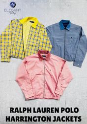 Upcycled Ralph Lauren Polo Harrington Jackets - EV..