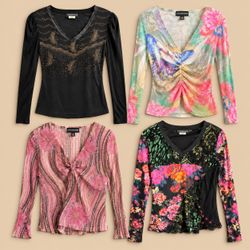Y2k Maximalist Long Sleeves Top