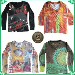 ✨ Vintage Y2K Women's Mixed Brand Blouses & Tops B..