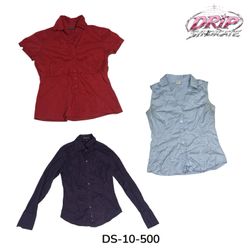 Worthington New York Company Womens Button Up Shir..
