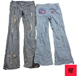 BOOTCUT JEANS DESIGNER BRAND'S INCLUDED LEE, SEVEN..